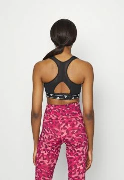 Adidas Performance Medium Support Sports Bra - Black/white -adidas Performance Shop f150da32307b46a0b1de43b95e1a4f0e