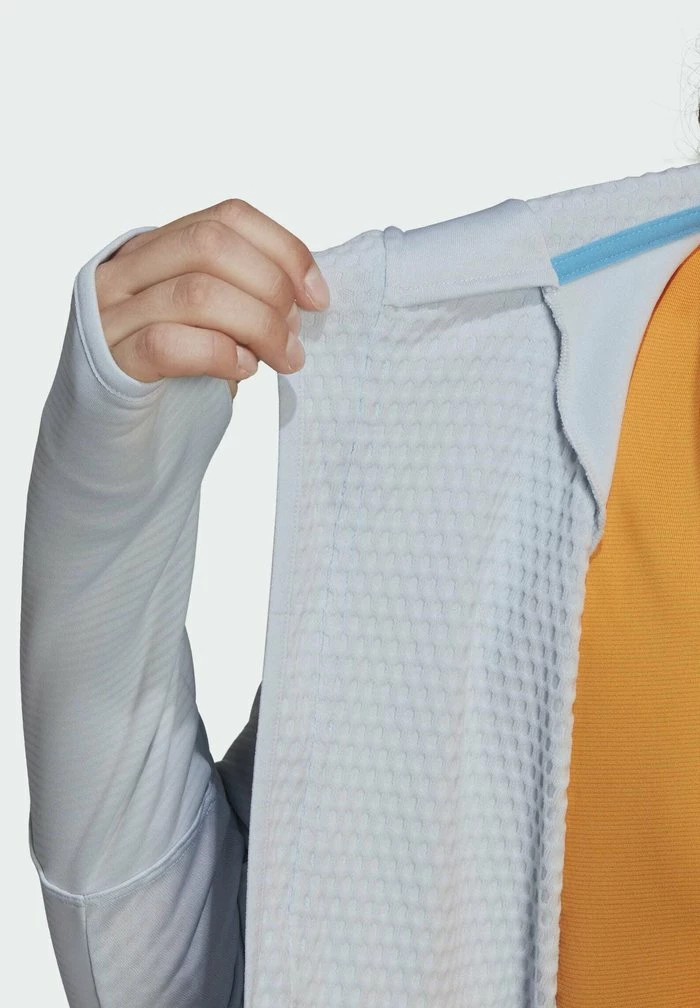 Adidas Performance TERREX TECH - Zip-up Sweatshirt - Blue 6 Adidas Performance TERREX TECH - Zip-up Sweatshirt - Blue - Image 4