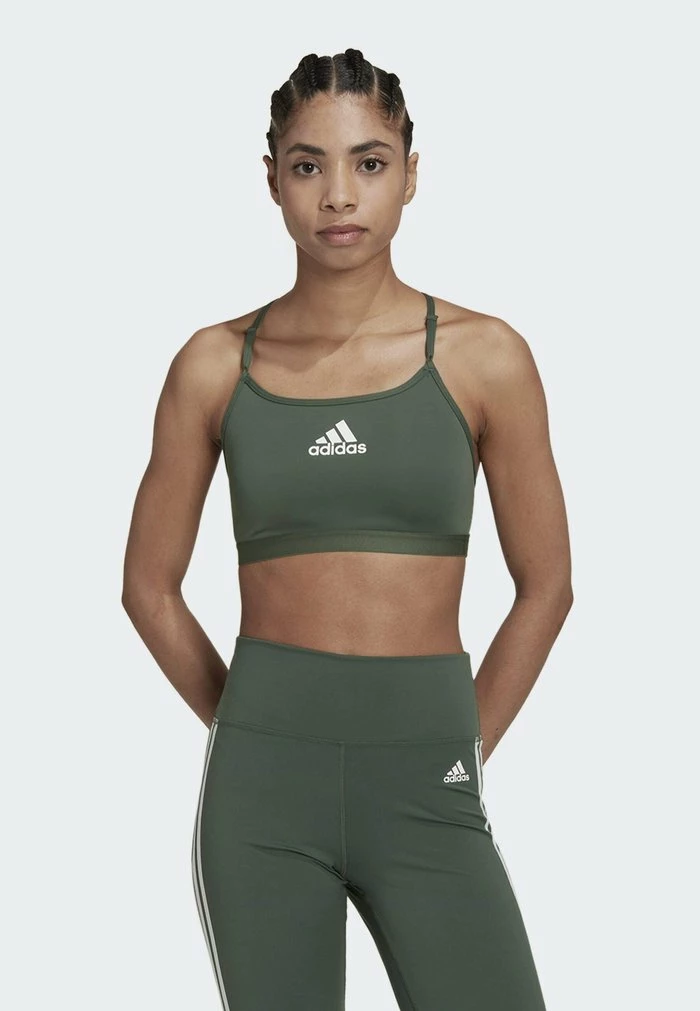 Adidas Performance GOOD - Light Support Sports Bra - Green 3 Adidas Performance GOOD - Light Support Sports Bra - Green