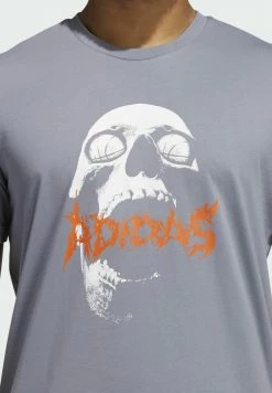 Adidas Performance HALLOWEEN TEE - Print T-shirt - Grey -adidas Performance Shop f1d9ae13ef49467ba8bb4a5373f29eac