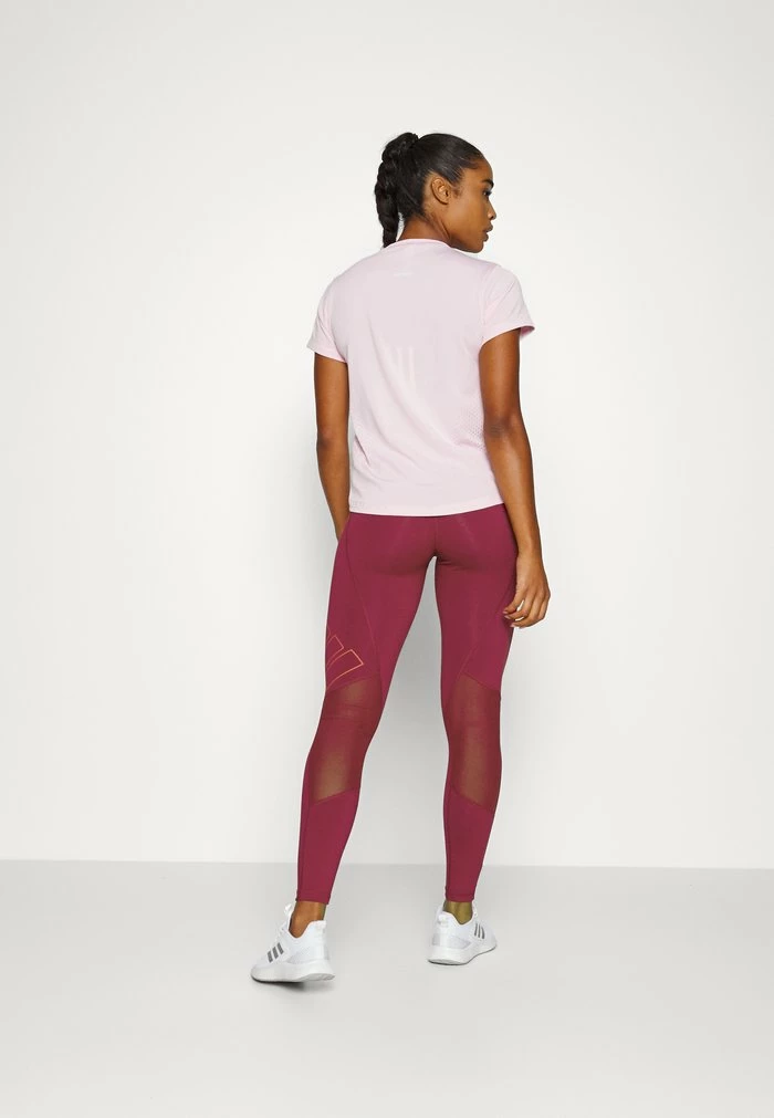 Adidas Performance Leggings - Legacy Burgundy 5 Adidas Performance Leggings - Legacy Burgundy - Image 3