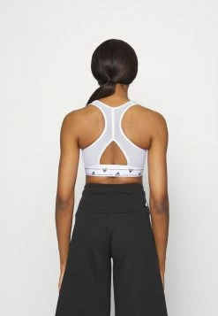 Adidas Performance Medium Support Sports Bra - White -adidas Performance Shop f2a7cb1c43cb42b9aef211e7b1435344