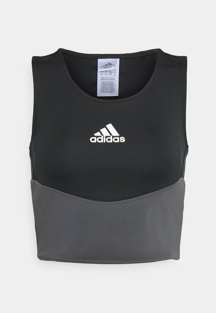 Adidas Performance Top - Black/grey Six/white 6 Adidas Performance Top - Black/grey Six/white - Image 4