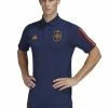 Adidas Performance SPAIN FEF - Polo Shirt - Navy Blue -adidas Performance Shop f3de670af385457fad1b68cf4ce2718e