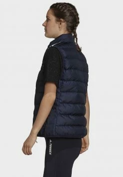Adidas Performance ESSENTIALS FOUNDATION - Waistcoat - Blue -adidas Performance Shop f40e68bdc6704bc883e39fbdb020758c