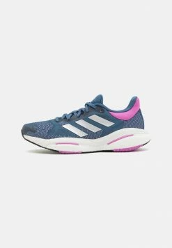 Adidas Performance SOLARGLIDE 5 - Neutral Running Shoes - Steel/silver Metallic/bliss Lilac