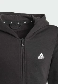 Adidas Performance ESSENTIALS - Zip-up Sweatshirt - Black -adidas Performance Shop f42fedf7ba394bb087d6f4afb1ef461e
