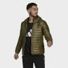 Adidas Performance VARILITE HOODED DOWN - Winter Jacket - Focus Olive