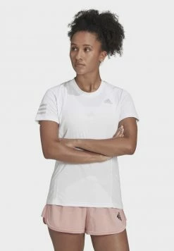 Adidas Performance CLUB - Print T-shirt - White