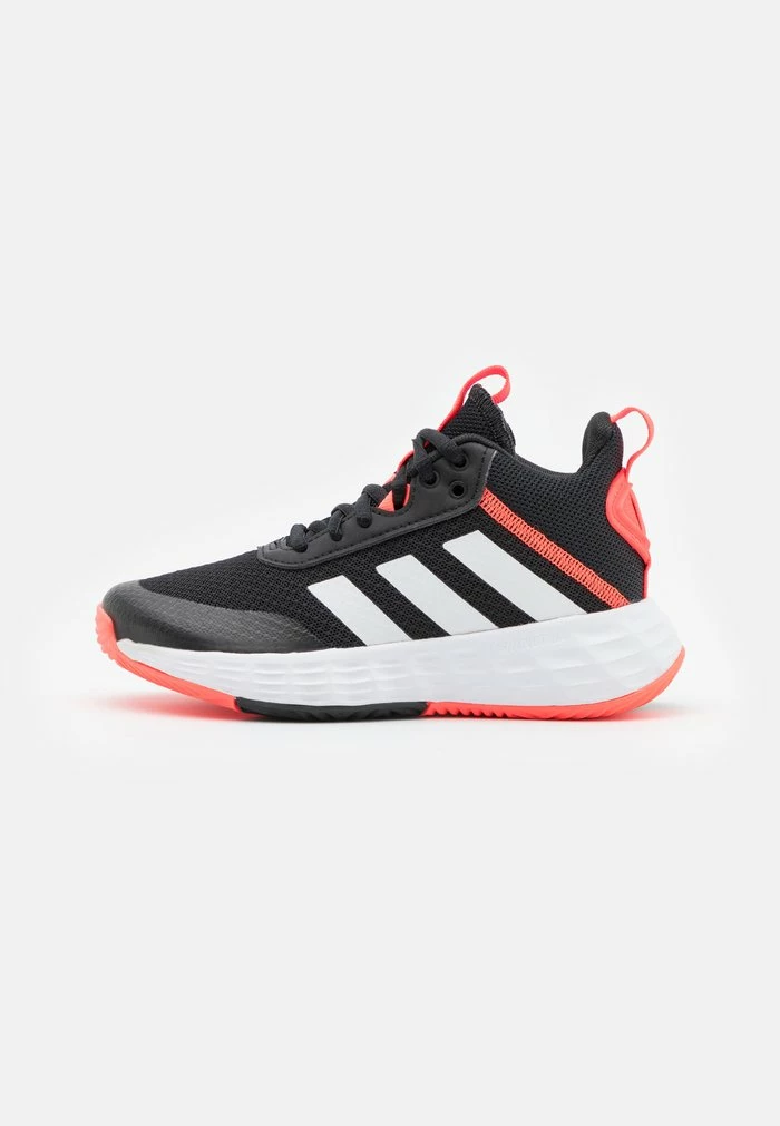 Adidas Performance OWNTHEGAME UNISEX - Training Shoe - Core Black/footwear White/turbo 3 Adidas Performance OWNTHEGAME UNISEX - Training Shoe - Core Black/footwear White/turbo
