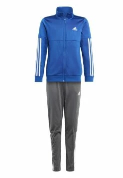 Adidas Performance SET - Tracksuit - Top Team Royal Blue/white Bottom Grey Six /white