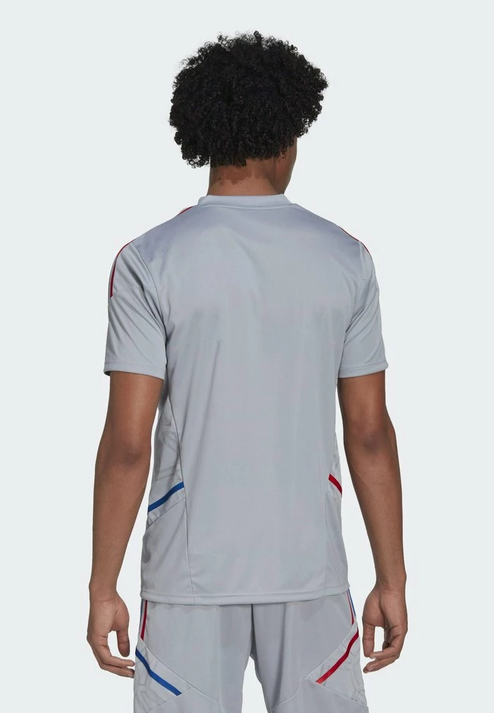 Adidas Performance OLYMPIQUE LYON CONDIVO 22 TRAININGSTRIKOT - Club Wear - Grey 4 Adidas Performance OLYMPIQUE LYON CONDIVO 22 TRAININGSTRIKOT - Club Wear - Grey - Image 2