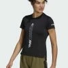 Adidas Performance AGRAVIC - Sports T-shirt - Black