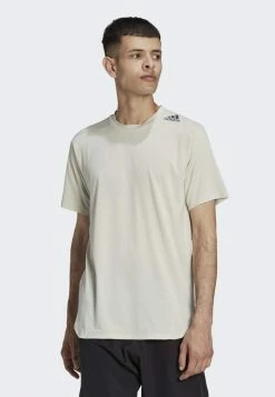 Adidas Performance Basic T-shirt - Beige