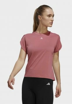 Adidas Performance FLORAL - Basic T-shirt - Red -adidas Performance Shop f61ffae39f0b41d399a332cfb47c9712