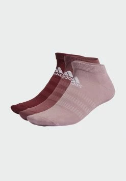 Adidas Performance 3 PAIRS - Trainer Socks - Brown/ Purple/ Red