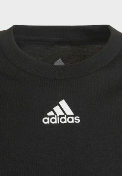 Adidas Performance FUTURE ICON STRIPES - Print T-shirt - Black -adidas Performance Shop f7093724f41e404c903bd1fc37a967db