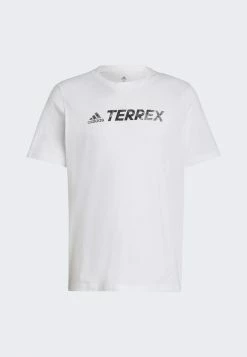 Adidas Performance TX LOGO - Print T-shirt - White -adidas Performance Shop f7181a9a67d048b8af864919edcc4ebb