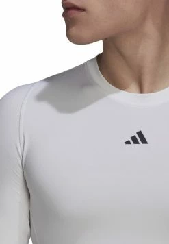 Adidas Performance TF LS TEE - Print T-shirt - White -adidas Performance Shop f7531fad44144f069235729e462010b8