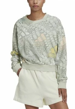 Adidas Performance Sweatshirt - Linen Green/white -adidas Performance Shop f77dadedf0c9476e812bd329f581ac03