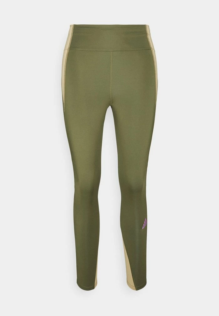 Adidas Performance Leggings - Focus Olive/beige Tone 3 Adidas Performance Leggings - Focus Olive/beige Tone