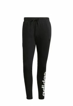 Adidas Performance ESSENTIALS SINGLE TAPERED - Tracksuit Bottoms - Black 14 Adidas Performance ESSENTIALS SINGLE TAPERED - Tracksuit Bottoms - Black -adidas Performance Shop f886f169e54046b89c8de85878236441