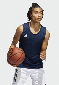 Adidas Performance 3G SPEED REVERSIBLE BASKETBALL TEAM AEROREADY RECYCLED MATERIALS PRIME PRIMEGREEN SLEEVELESS JERSEY - Top - Blue -adidas Performance Shop f896d70a44ce41a18c85e6ec694acd9a