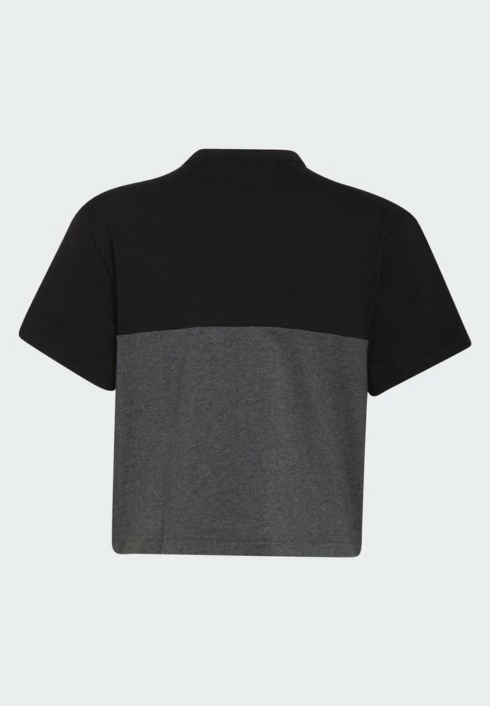 Adidas Performance Print T-shirt - Black/medium Grey Heather/white 4 Adidas Performance Print T-shirt - Black/medium Grey Heather/white - Image 2