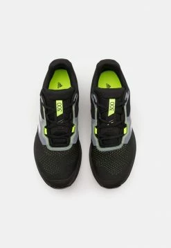 Adidas Performance TERREX TWO FLOW - Trail Running Shoes - Core Black/crystal White/solar Yellow -adidas Performance Shop f96cb23b1af1427f9199af7f71b12836