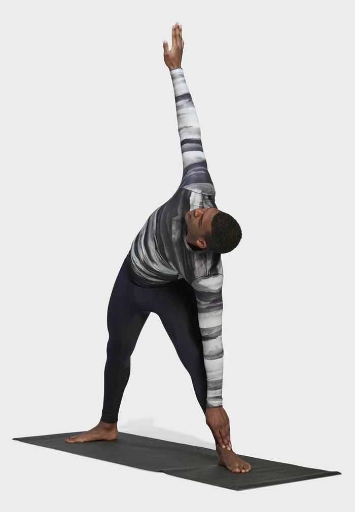 Adidas Performance YOGA ALL OVERSIZE PRINTLONG SLEEVE - Long Sleeved Top - Blue 4 Adidas Performance YOGA ALL OVERSIZE PRINTLONG SLEEVE - Long Sleeved Top - Blue - Image 2