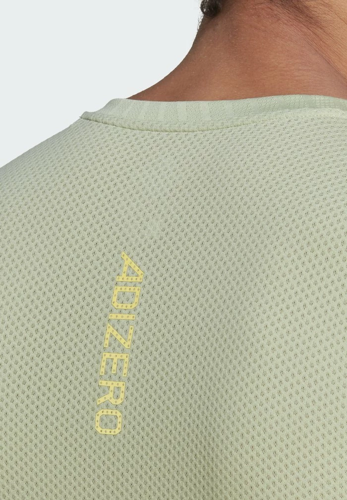 Adidas Performance ADIZERO SPEED T - Sports T-shirt - Magic Lime 8 Adidas Performance ADIZERO SPEED T - Sports T-shirt - Magic Lime - Image 6