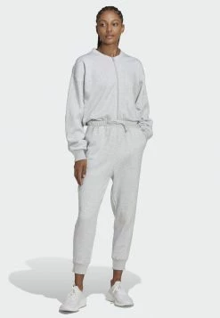 Adidas Performance STUDIO LOUNGE 7/8 LENGTH ONESIE - Tracksuit - Grey -adidas Performance Shop f9b843d51fa34f78bc6d6cc68e3c498a