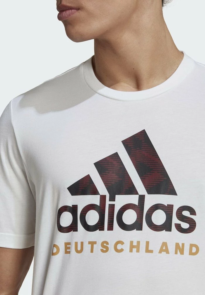Adidas Performance DEUTSCHLAND GRAPHIC TEE - National Team Wear - White Black 5 Adidas Performance DEUTSCHLAND GRAPHIC TEE - National Team Wear - White Black - Image 3