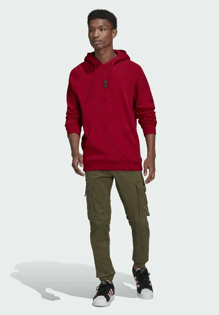 Adidas Performance Hoodie - Red 4 Adidas Performance Hoodie - Red - Image 2