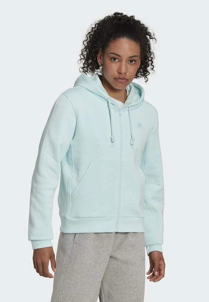 Adidas Performance Zip-up Sweatshirt - Blue 3 Adidas Performance Zip-up Sweatshirt - Blue
