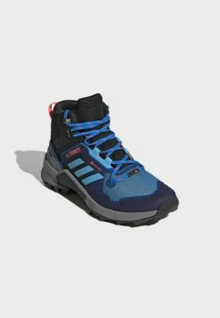 Adidas Performance TERREX SWIFT R3 MID GTX - Hiking Shoes - Blue -adidas Performance Shop fb091a35e59b4757b9ff284c17d4bf7d