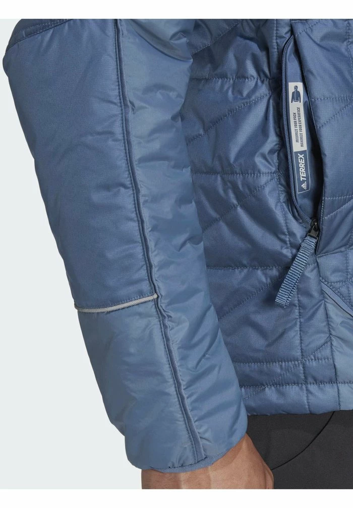 Adidas Performance MT SY INS HOO J - Outdoor Jacket - Blue 6 Adidas Performance MT SY INS HOO J - Outdoor Jacket - Blue - Image 4