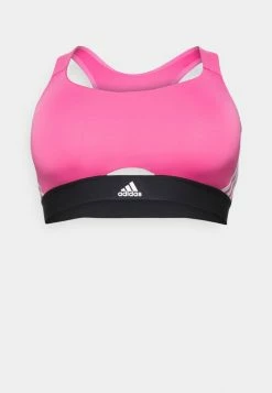 Adidas Performance Medium Support Sports Bra - Pulse Magenta/white