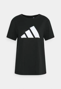 Adidas Performance TEE - Print T-shirt - Black -adidas Performance Shop fd0a6da545c14f37932b71a816425bb0