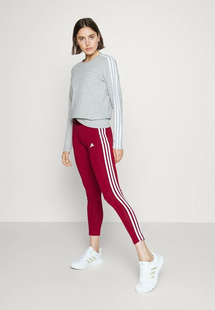 Adidas Performance Leggings - Collegiate Burgundy/white 4 Adidas Performance Leggings - Collegiate Burgundy/white - Image 2