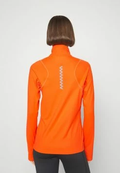 Adidas Performance FAST HALF-ZIP LONG SLEEVE - Long Sleeved Top - Orange -adidas Performance Shop fd3f31d0516a472091817983215acada