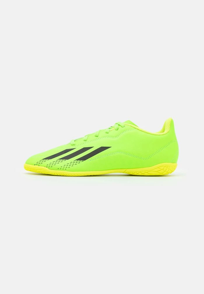 Adidas Performance X SPEEDPORTAL.4 IN UNISEX - Indoor Football Boots - Solar Green/core Black/solar Yellow 3 Adidas Performance X SPEEDPORTAL.4 IN UNISEX - Indoor Football Boots - Solar Green/core Black/solar Yellow