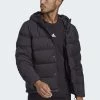 Adidas Performance HELIONIC - Down Jacket - Black Black -adidas Performance Shop fe18619f801044aaad0adff7f88cf95a
