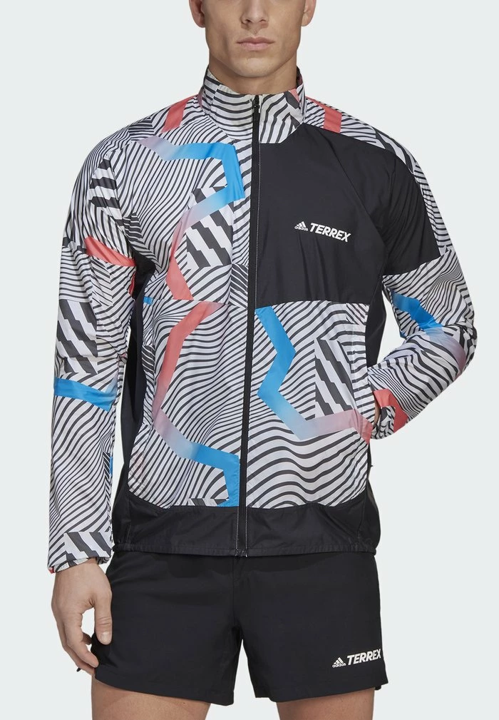 Adidas Performance TRAIL WIND J - Running Jacket - White/black 7 Adidas Performance TRAIL WIND J - Running Jacket - White/black - Image 5