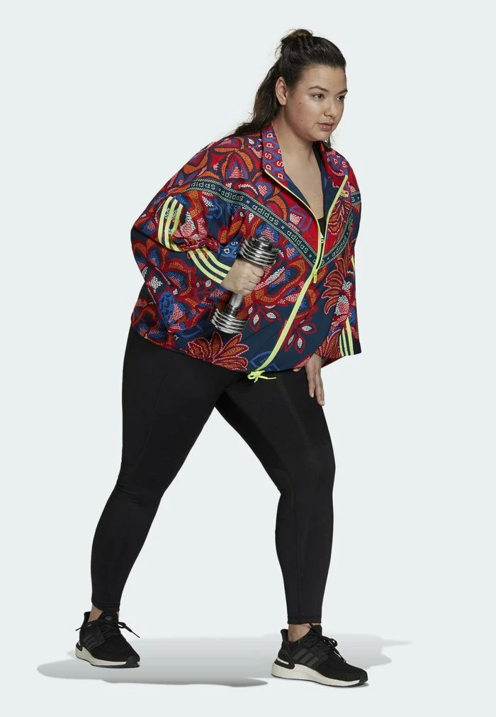 Adidas Performance FARM TRACK PLUS SIZE - Training Jacket - Blue 4 Adidas Performance FARM TRACK PLUS SIZE - Training Jacket - Blue - Image 2