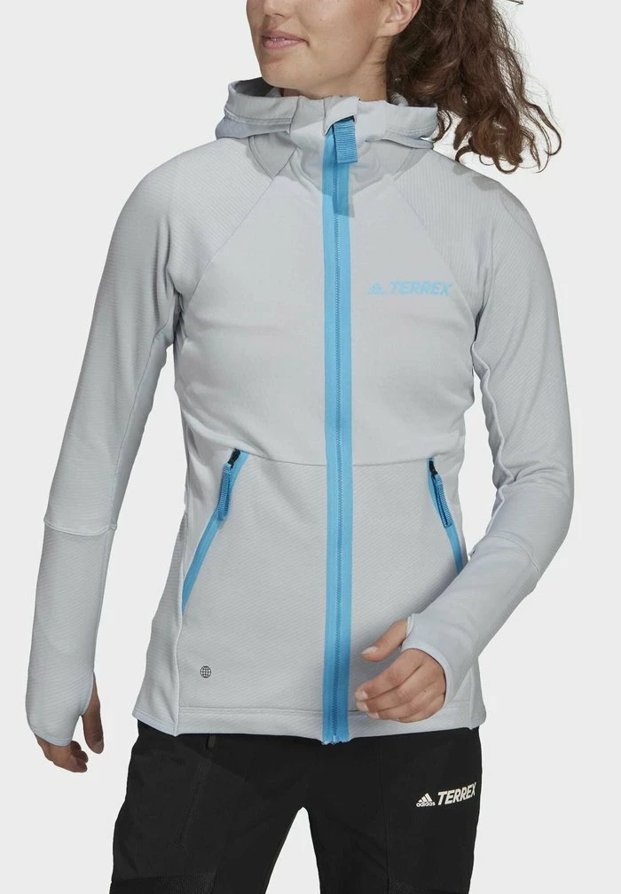 Adidas Performance TERREX TECH - Zip-up Sweatshirt - Blue 8 Adidas Performance TERREX TECH - Zip-up Sweatshirt - Blue - Image 6
