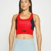 Adidas Performance RUN - Medium Support Sports Bra - Lush Red -adidas Performance Shop ff25435f8fcb461aa160cfa111038283