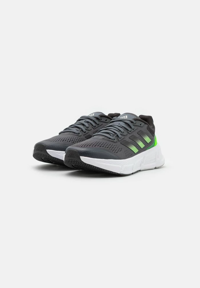 Adidas Performance QUESTAR - Neutral Running Shoes - Grey Five/solar Green/core Black 4 Adidas Performance QUESTAR - Neutral Running Shoes - Grey Five/solar Green/core Black - Image 2