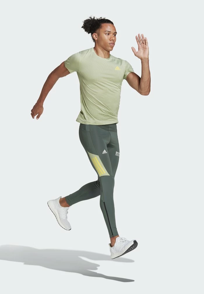 Adidas Performance ADIZERO SPEED T - Sports T-shirt - Magic Lime 4 Adidas Performance ADIZERO SPEED T - Sports T-shirt - Magic Lime - Image 2