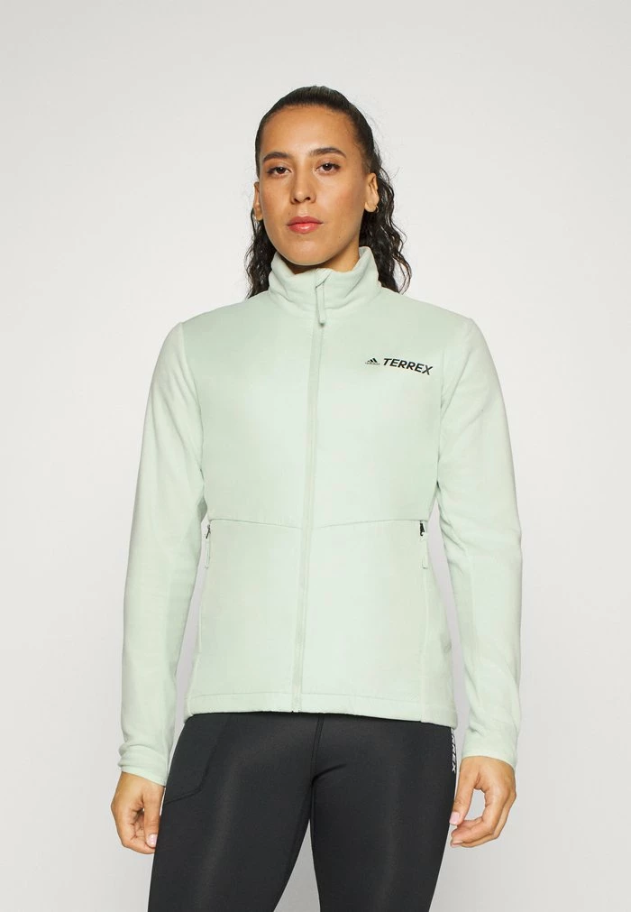 Adidas Performance Fleece Jacket - Green 3 Adidas Performance Fleece Jacket - Green